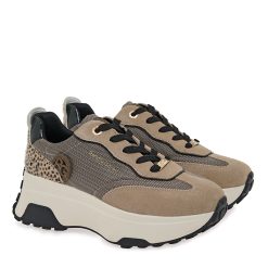 Renato Garini Γυναικεία Παπούτσια Sneakers 534-19R Μπέζ Καστόρι Πολύχρωμο V119R534398D