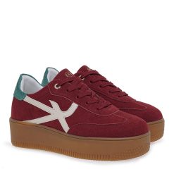 Renato Garini Γυναικεία Παπούτσια Sneakers 934-19R Μπορντώ Πράσινο Καστόρι V119R93435N5
