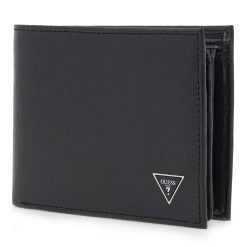 GUESS Αντρικά Πορτοφόλια MILANO Billford SMCSLELEA24-BLA Μαύρο