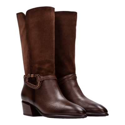 Hispanitas Γυναικεία Mπότα Boot verona hazelnut AVELLANA  PHI254298 Καφέ