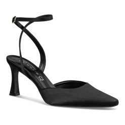 Envie Shoes Γυναικεία Παπούτσια Γόβες SLINGBACK PUMPS E02-22233-34 Mαύρο Σατέν