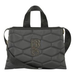 FRNC FRANCESCO Τσάντα Γυναικεία Ώμου 4938W BLK Μαύρο Καπιτονέ