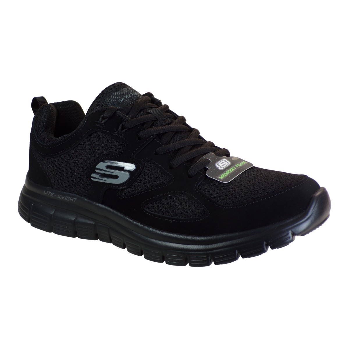 Skechers Skechers Ανδρικά Αθλητικά Burns Agoura 52635-BBK Μαύρο
