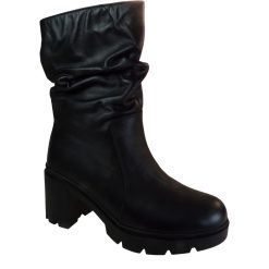 Commanchero Γυναικεία Μποτάκια 51454-721 Μαύρο Δέρμα