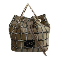 De Raggi Γυναικείες Τσάντες Ωμού-Χειρός Grid Ring 25926-1304 Πούρο