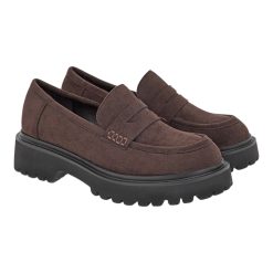 Exe Γυναικεία Παπούτσια LOAFERS Μοκασίνια 27E-317 Καφέ Καστόρι V127E3172504