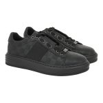 Renato Garini Ανδρικά παπούτσια Sneakers 700-683 Μαύρο Στάμπα V57006832S41