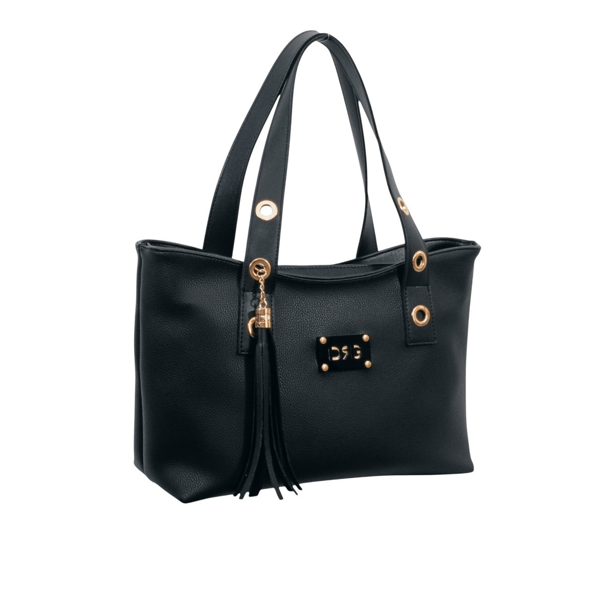 De Raggi Γυναικείες Τσάντες Ωμού Celine Tote 25930-1206 Μαύρο φωτογραφία