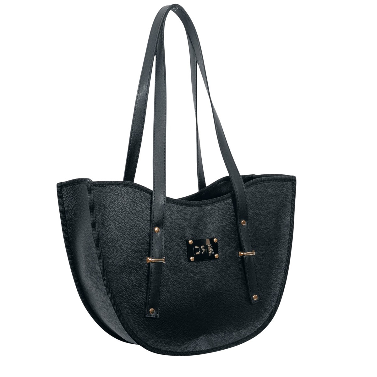 De Raggi Γυναικείες Τσάντες Ωμού Celine Wing 25930-1209 Μαύρο φωτογραφία