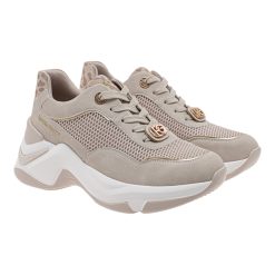 Renato Garini Γυναικεία Παπούτσια Sneakers 020-19R Off White Μπέζ Λεοπάρ W119R02035R8