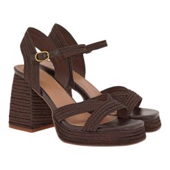 EXE Shoes Πέδιλα Γυναικεία HAVANA-002 594-020 Καφέ W45940205501