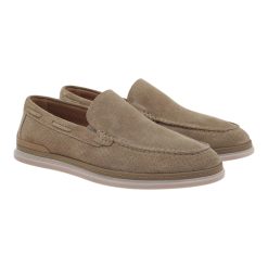 Renato Garini Ανδρικά παπούτσια LOAFERS 15W-702 Μπέζ Σκούρο Καστόρι W515W702138Z