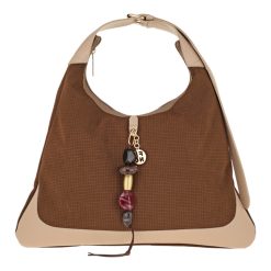 FRNC FRANCESCO Τσάντα Γυναικεία Ώμου 5556 COF Καφέ