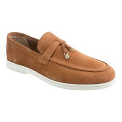 Commanchero Γυναικεία Παπούτσια Μοκασίνια 51339-4224 Πορτοκαλί Δέρμα