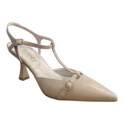 Fardoulis Shoes Γυναικεία Παπούτσια Γόβες 738-140 Μπισκότο Δέρμα