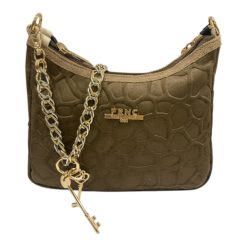 FRNC FRANCESCO Τσάντα Γυναικεία Ώμου 6180 COF Καφέ