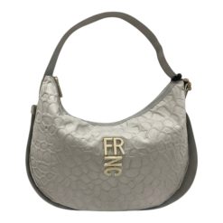 FRNC FRANCESCO Τσάντα Γυναικεία Ώμου-Χιαστί 6196 OFW Γκρί