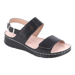 B-Soft Γυναικεία Παπούτσια Πέδιλα Aνατομικό 2614 Μαύρο