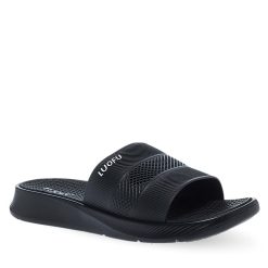 Parex Ανδρικές Παντόφλες Σαγιονάρες Φάσα 11829062.Β Μαύρο