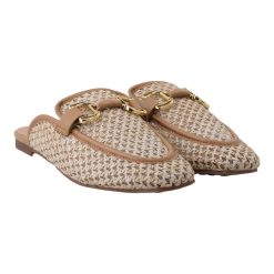 Exe Shoes Γυναικεία Παπούτσια MULES 71S-921 Nude Ψάθα W471S921179V