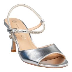 Envie shoes Γυναικεία Πέδιλα E83-23053-21 Ασημί