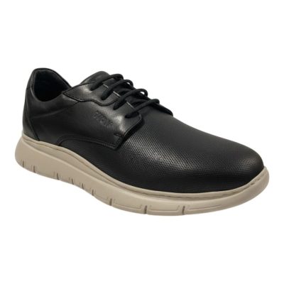 kricket Ανδρικά Παπούτσια Sneakers WOW 7025-4 ΜαύροΔέρμα