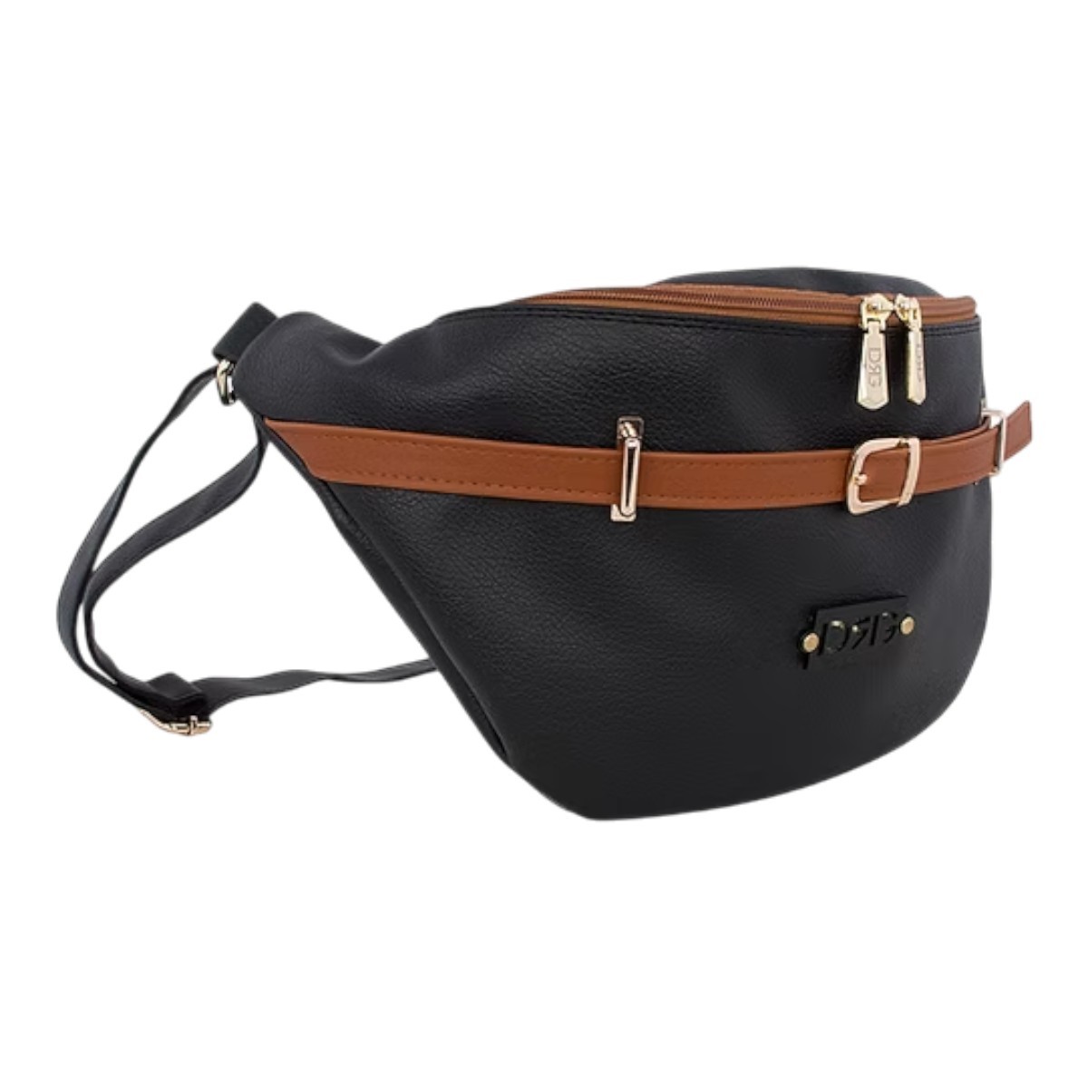 De Raggi Γυναικείες Τσάντες Belt Bag 26132-1307 Μαύρο - Image 2
