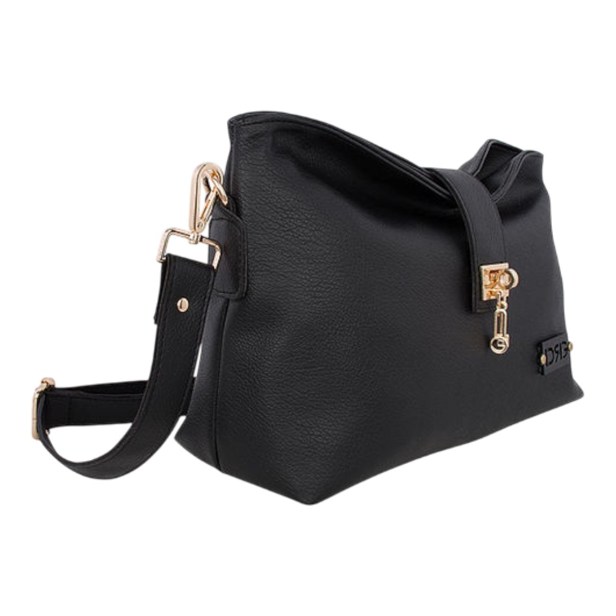 De Raggi Γυναικείες Τσάντες Ωμού Shoulder Bag 26130-1308 Μαύρο - Image 2