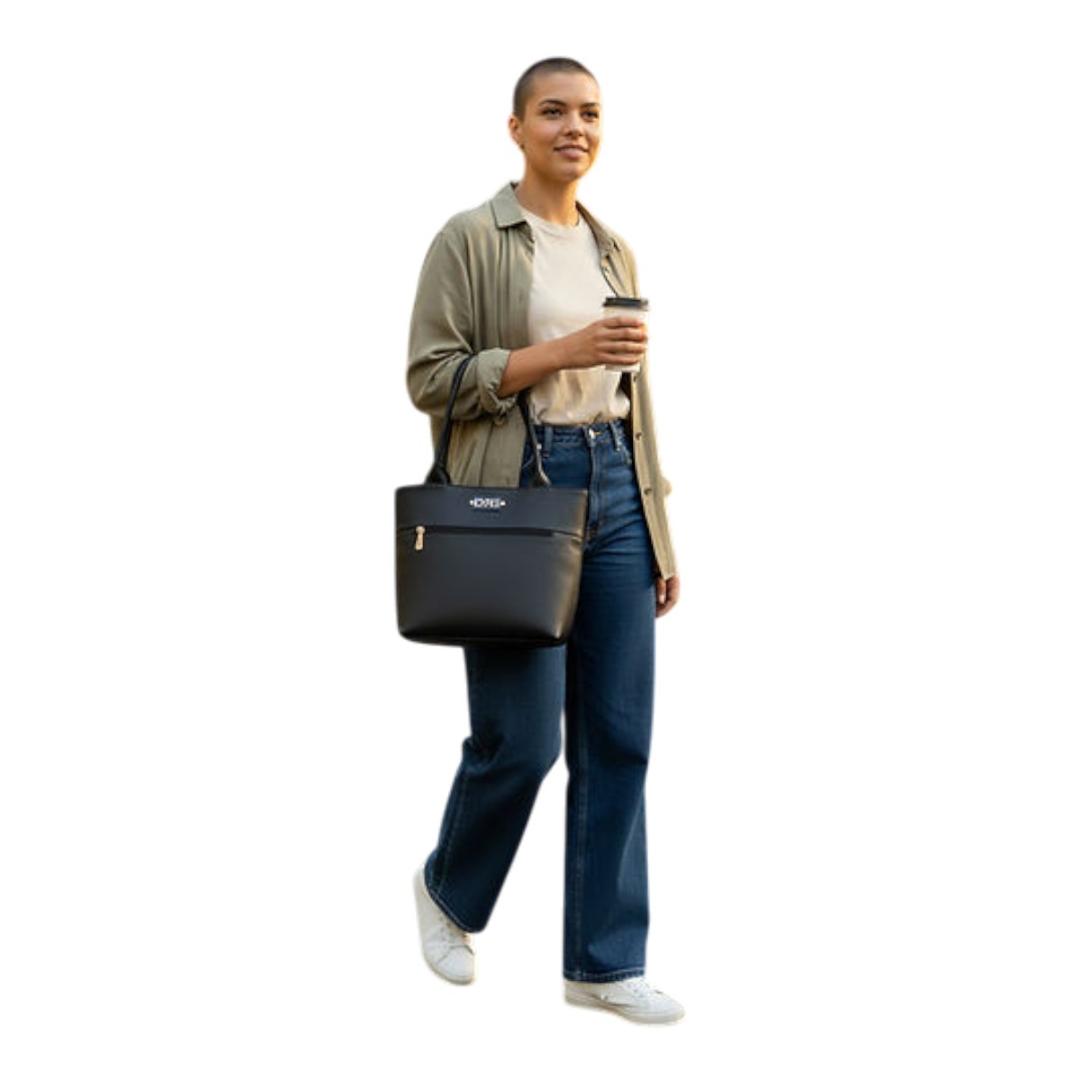 De Raggi Γυναικείες Τσάντες Ωμού Shoulder Bag 26133-1207 Μαύρο - Image 5