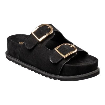 Envie Shoes  Γυναικεία Πέδιλα FLATFORM SANDALS E96-23250-34 Μαύρο