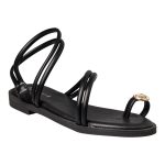 Envie Shoes Γυναικεία Πέδιλα FLAT SANDALS E96-23330-34 Μαύρο
