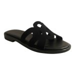 Myconian Greek Sandals Γυναικεία Παπούτσια Παντόφλες 21185 Μαύρο