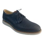 Damiani Shoes Ανδρικά Παπούτσια Δερμάτινα 5400 Μπλέ Δέρμα