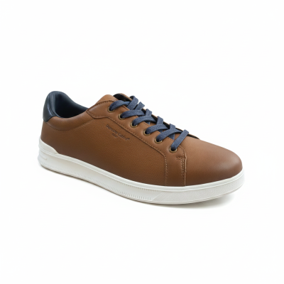 Renato Garini Ανδρικά παπούτσια Sneakers 700-371 Ταμπά Στάμπα Μπλέ Q5700371142A